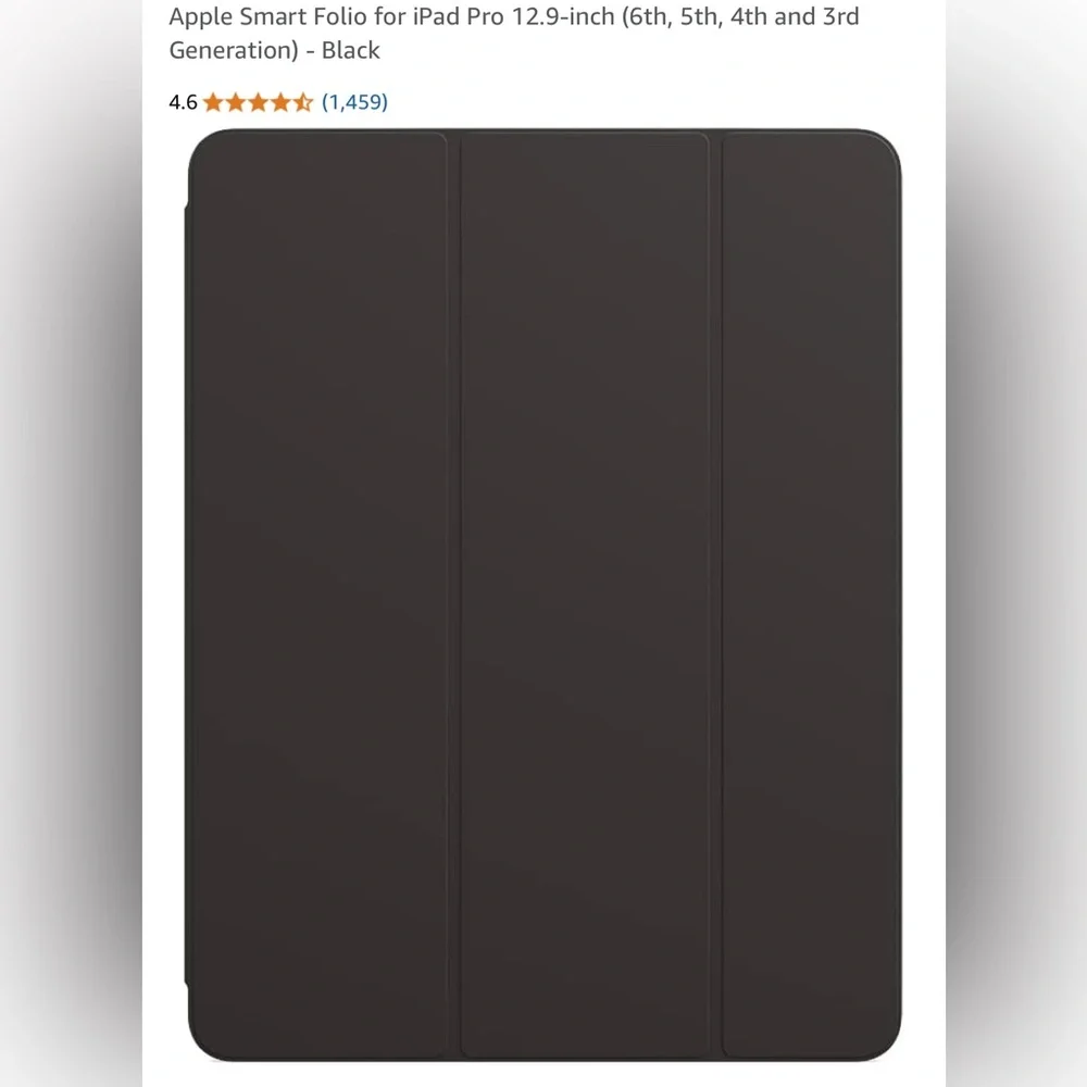 Apple Smart Folio for iPad Pro 12.9-inch - Black